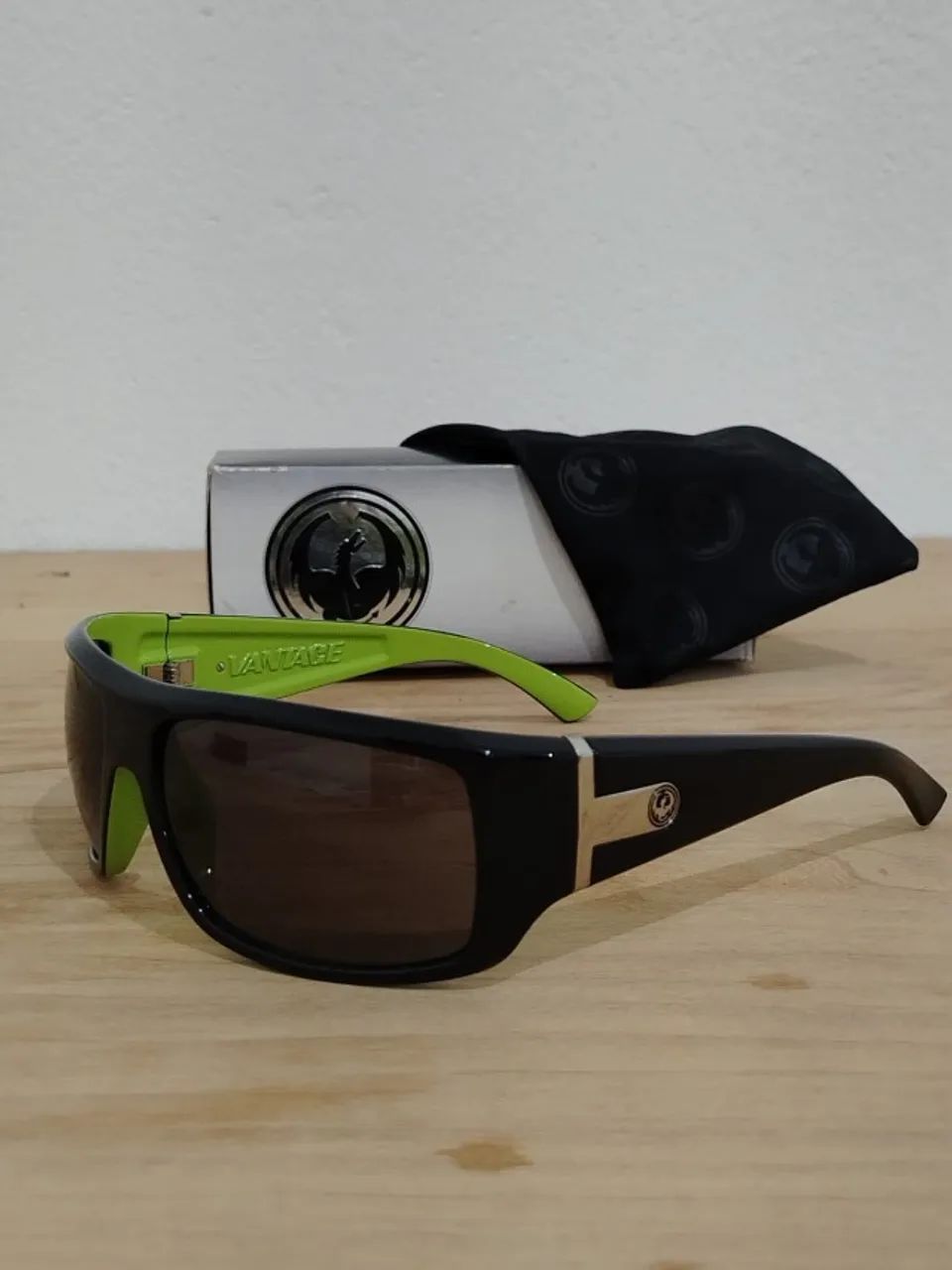 Óculos de sol Dragon Vantage lime/grey