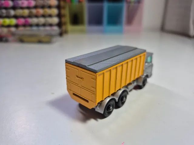 Matchbox Lesney Daf Tipper Container Truck prateado - Hobbies e