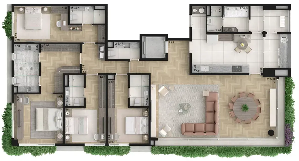 PLANTA 239m²