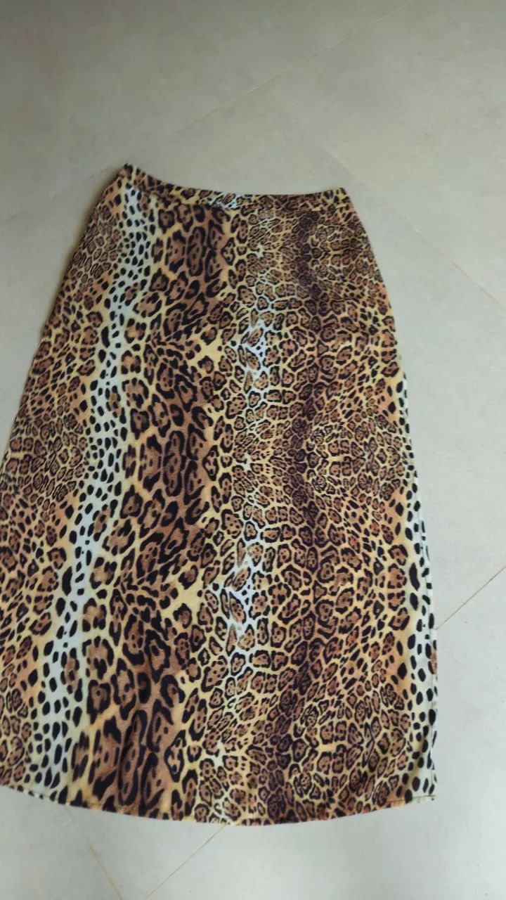 Saia longa estampa animal print  - Foto 5