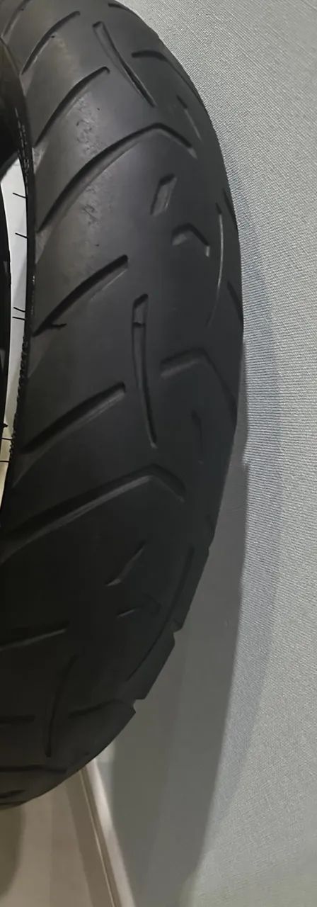 Pneu moto BMW GS Metzeler Tourance Next 120/70 R19 (alemao) usado - Dianteiro