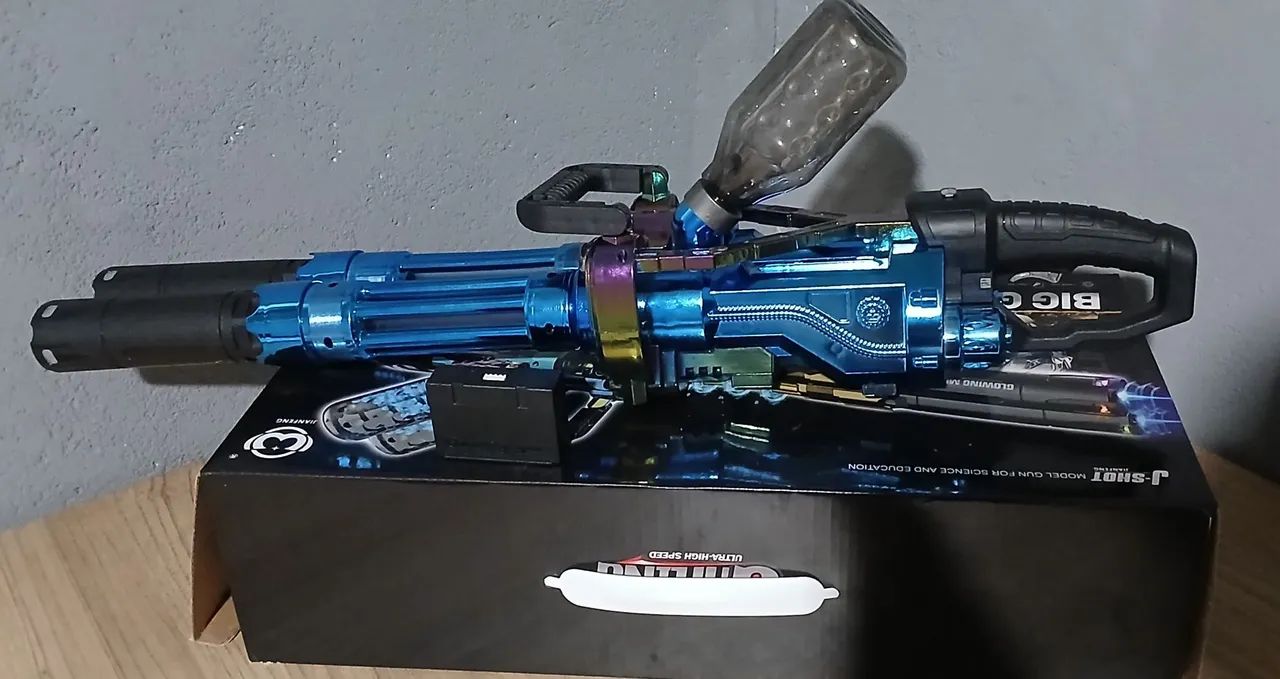 Minigun Gel Blaster Elétrica  - Foto 5