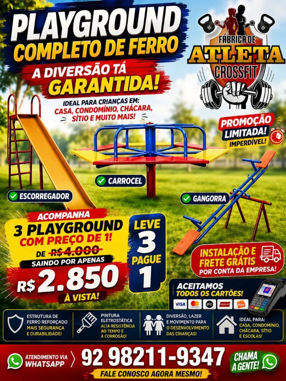 PROMOÇÃO DE PLAYGROUND IMPERDÍVEL  - Foto 2
