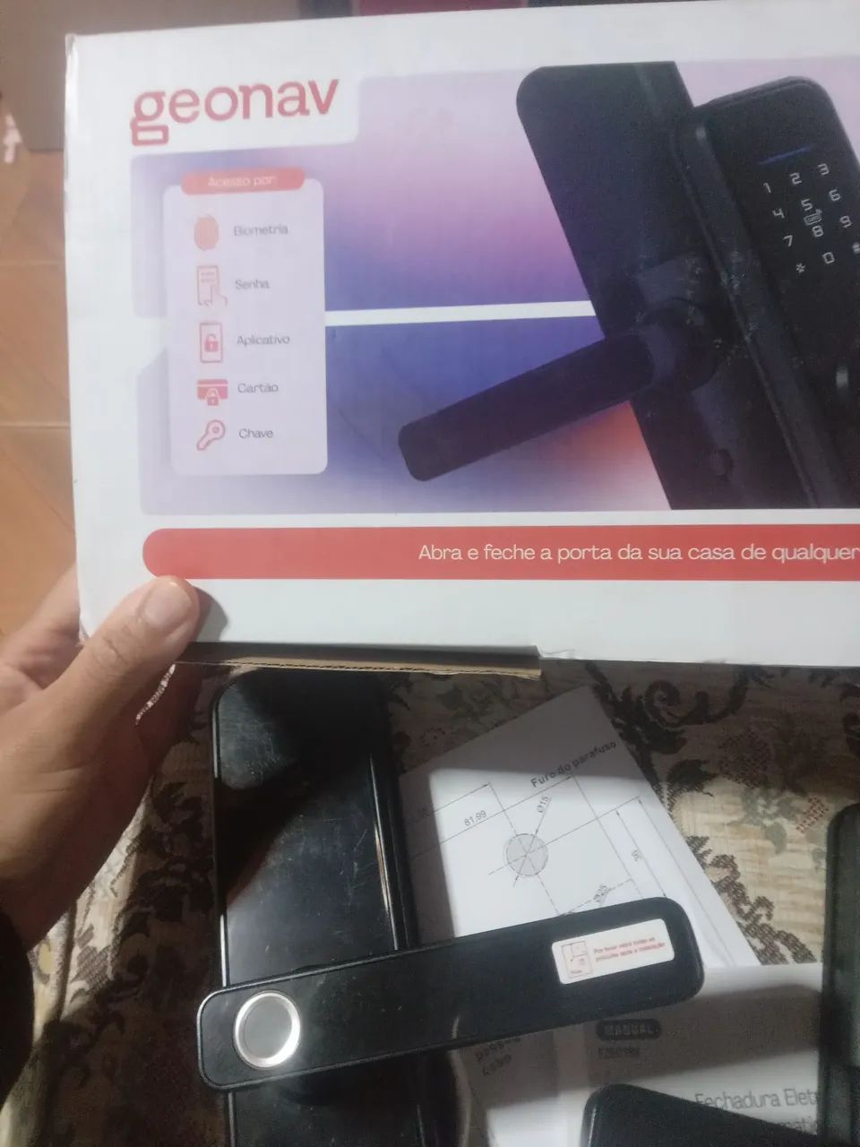 Fechadura inteligente Automática geonov.