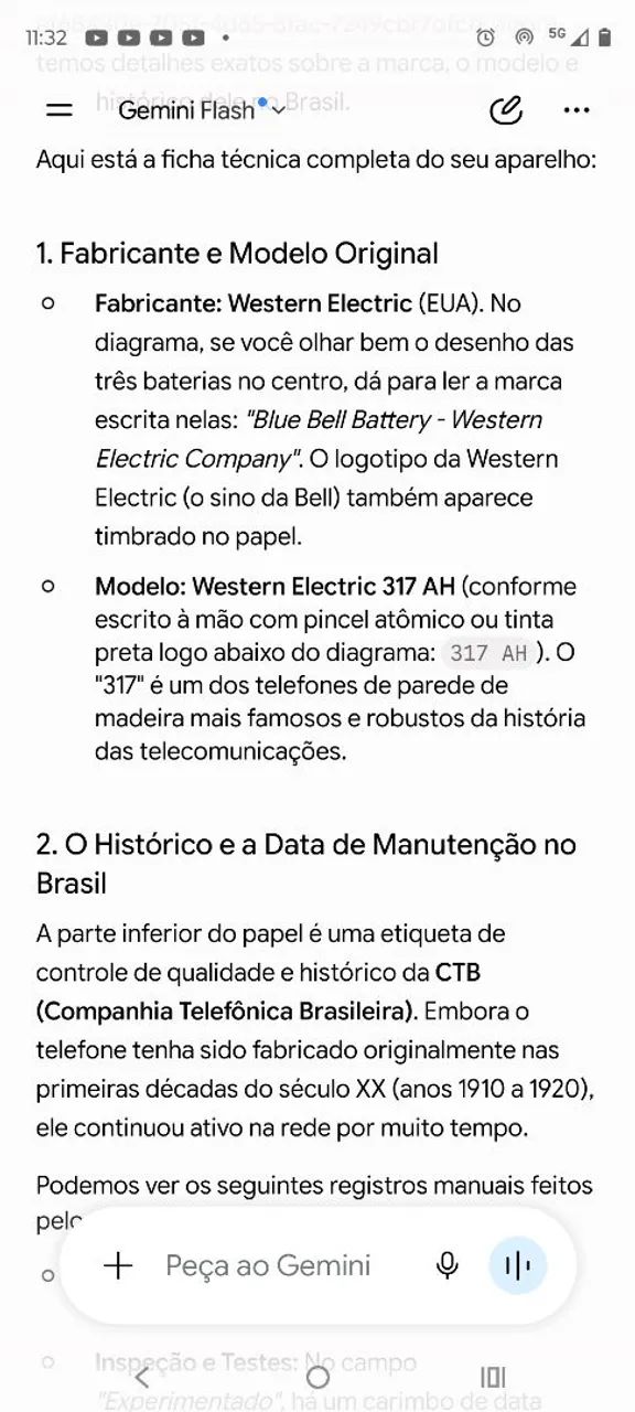 Telefone antigo todo original  - Foto 4