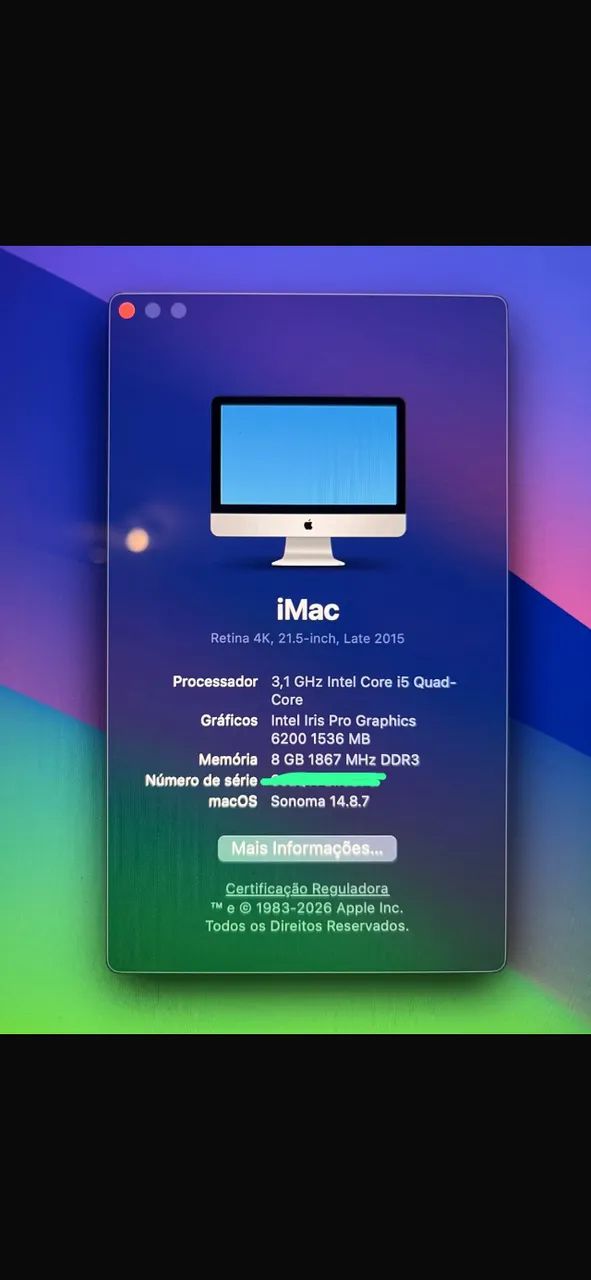 iMac 21.5 4K 2015 1TB Ssd (TROCO) - Foto 4