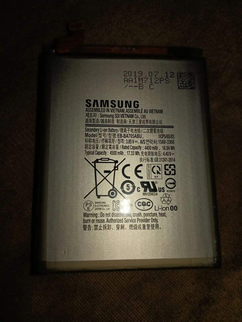 Bateria Samsung A70 A705  - Foto 5