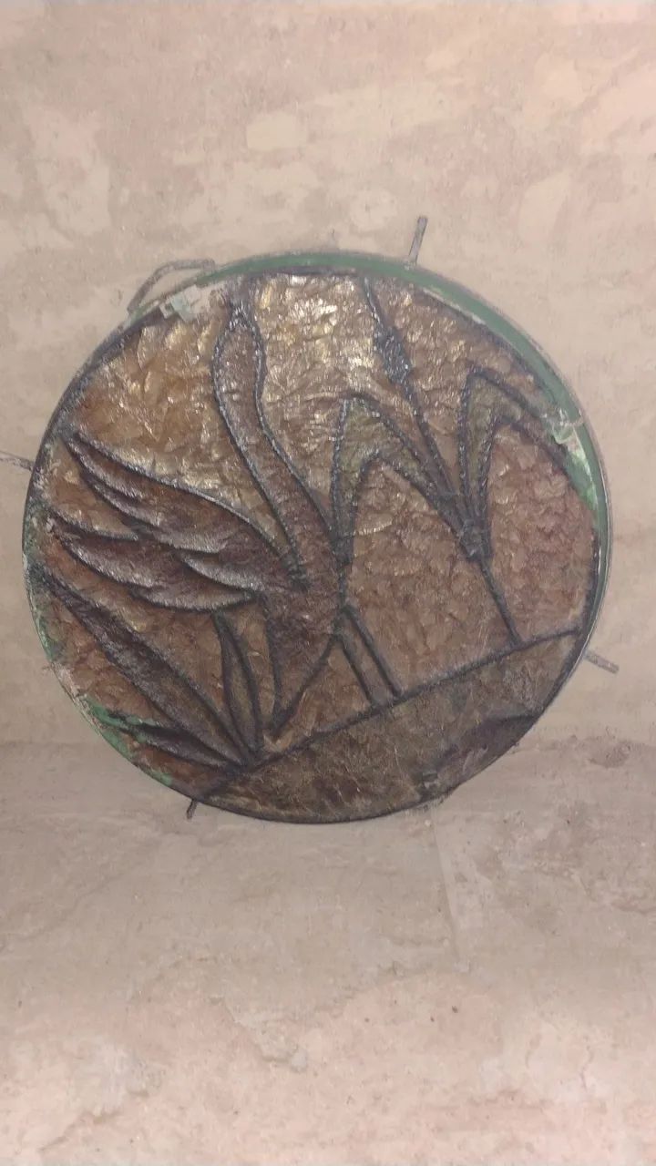 Janela redonda antiga (Vitral)