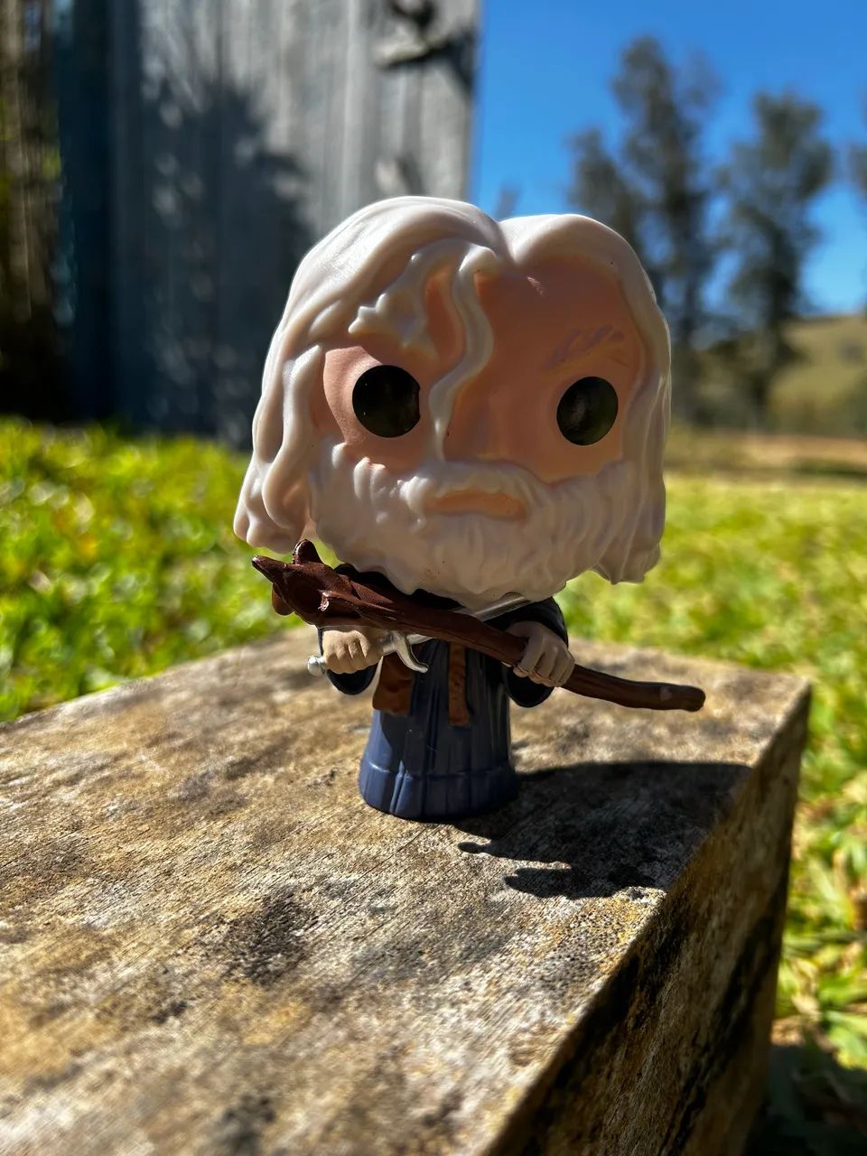 Funko pop Gandalf Senhor dos anéis com caixa 