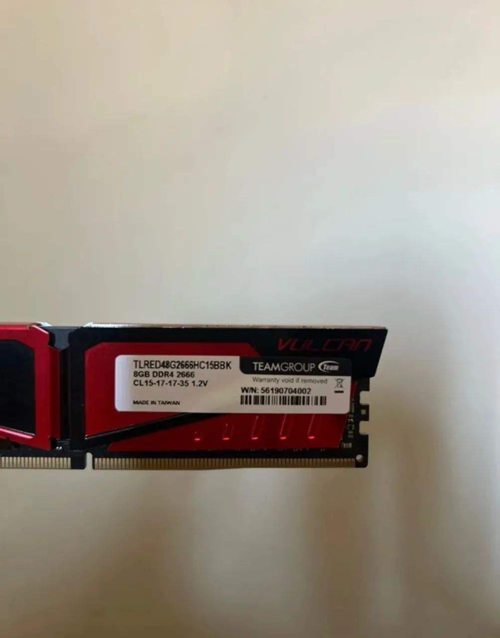 Memória RAM VULCAN 8GB DDR4  - Foto 3