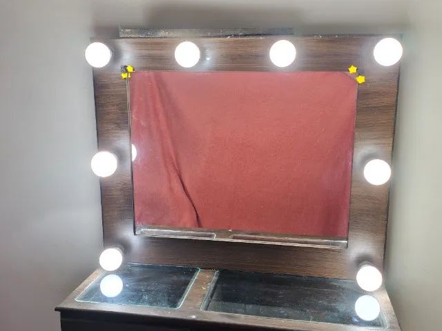 Penteadeira com espelho, luzes e gavetas - Foto 4