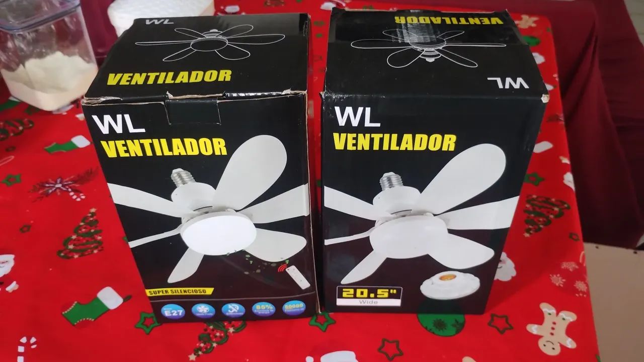 2 Ventilador de teto 80w