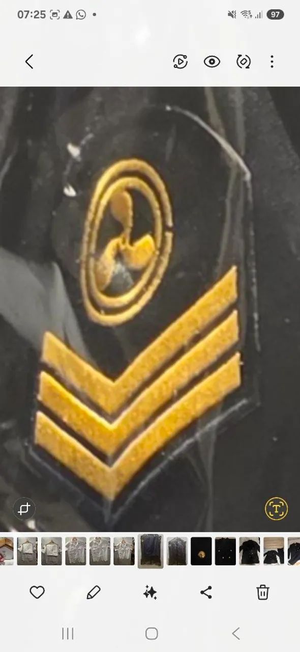 Farda Marinha 3o sargento - Foto 4