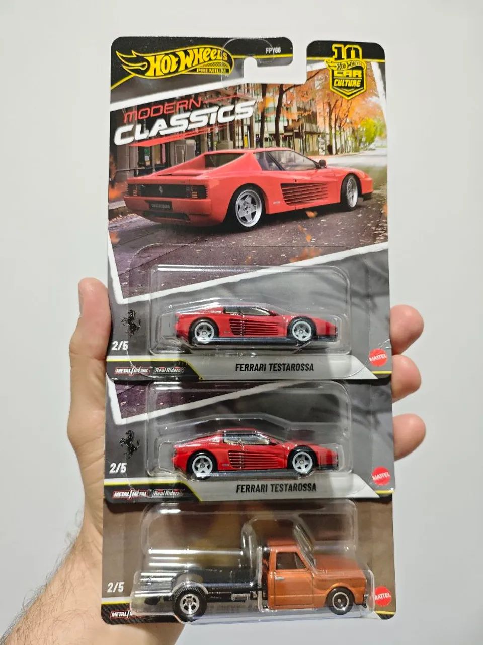 Hot Wheels Premium Ferrari Chevy