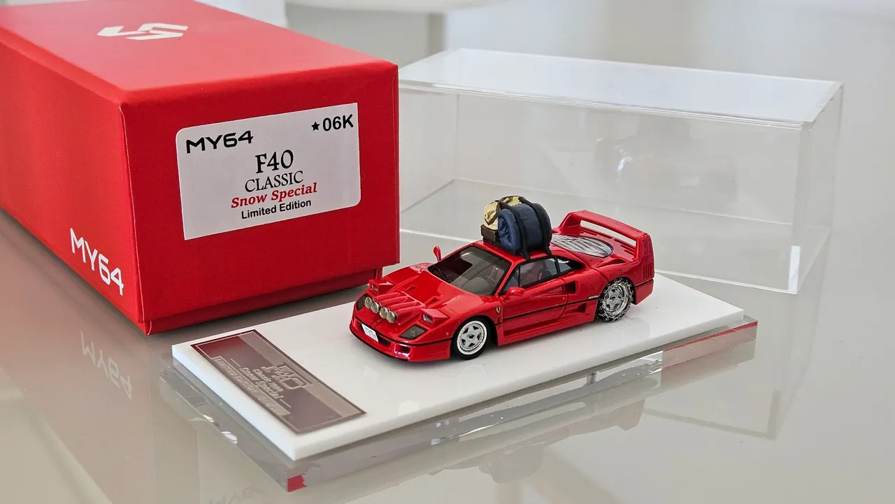 トミカ TLV Ferrari F40 (1989) NEO 新品未開封品 Tomica Limited Vintage NEO TLV Ferrari F40 1989 Vermelho 1/64