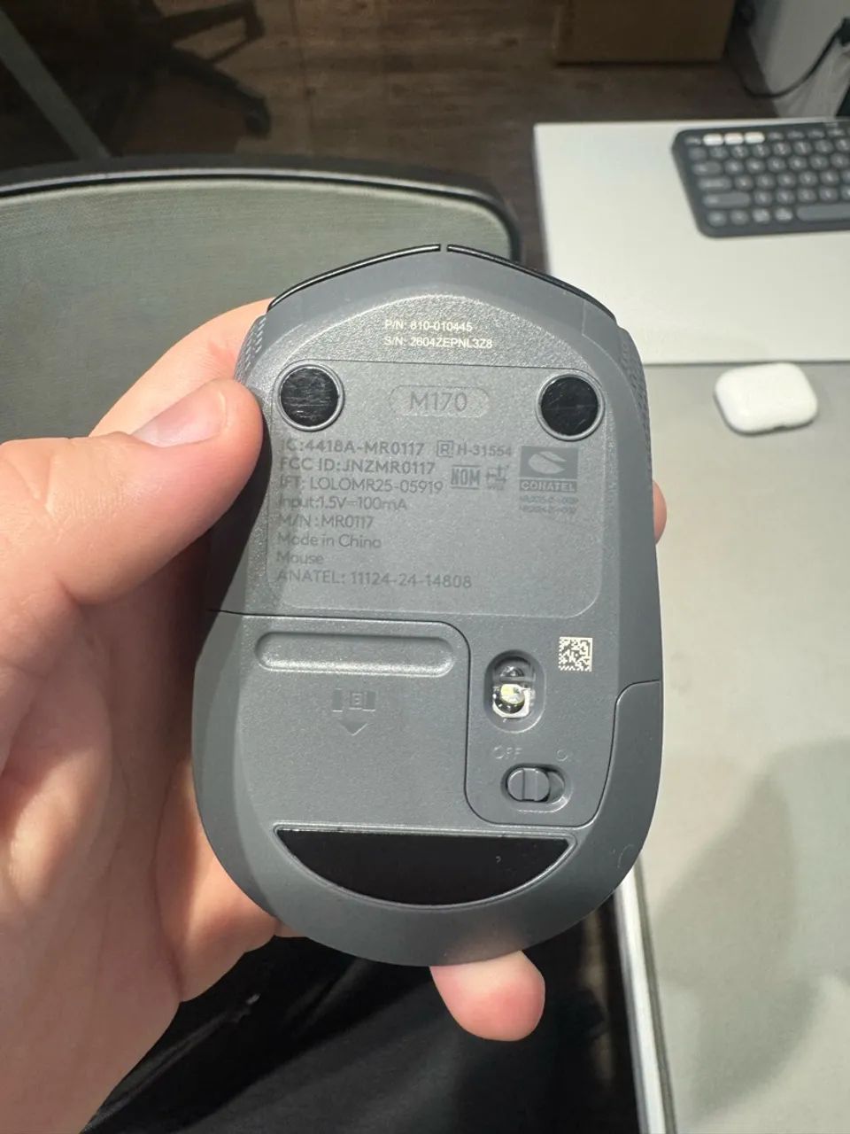 Mouse Logitech M170 Excelente Estado