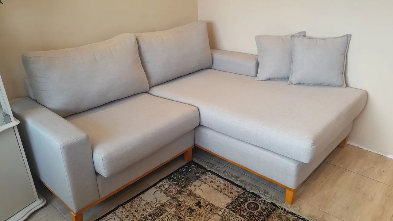 Sofá Chaise Bege