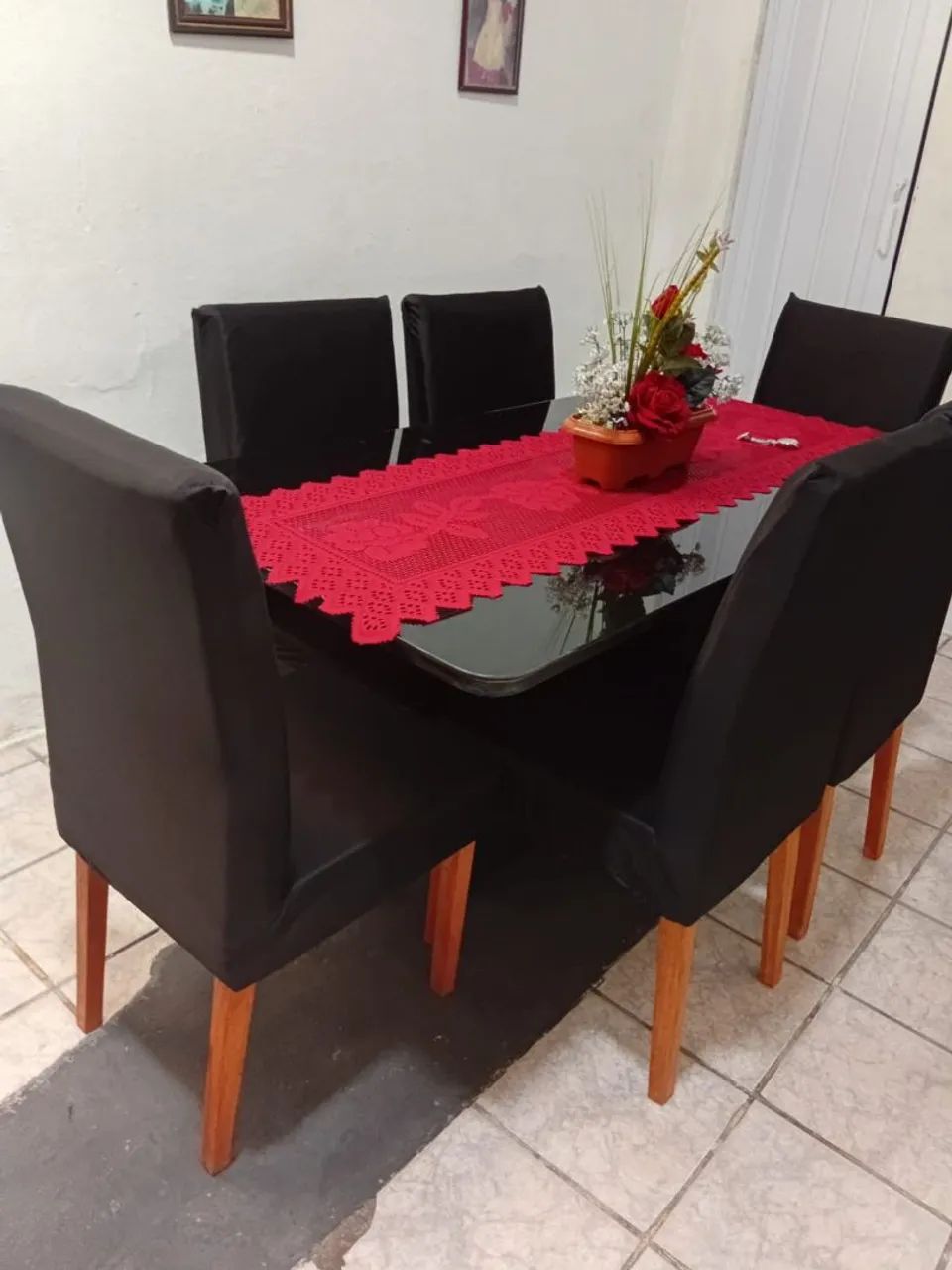 Conjunto de mesa de Jantar entrega e montagem incluso. - Foto 5