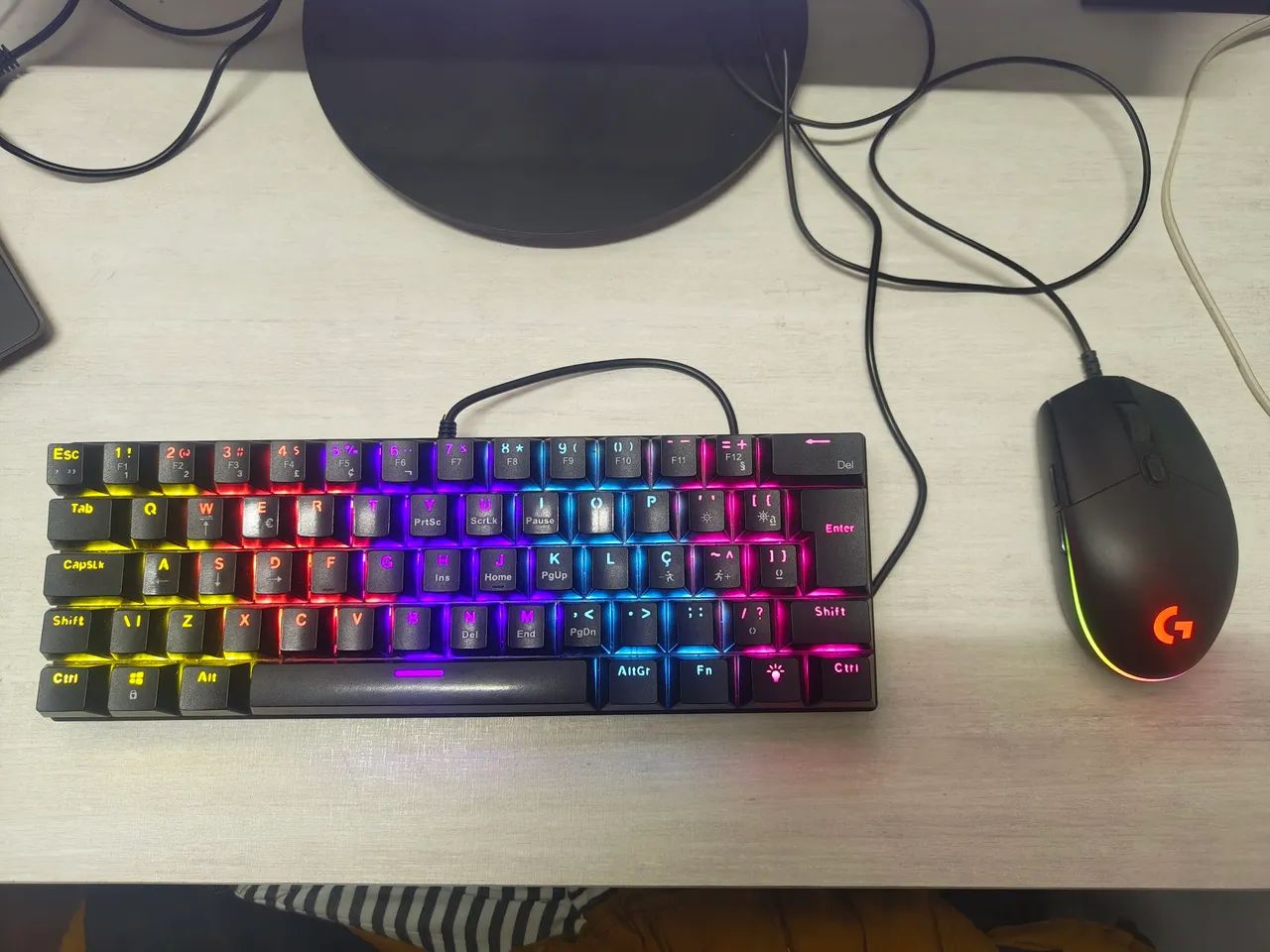 Vendo teclado e mouse gamer