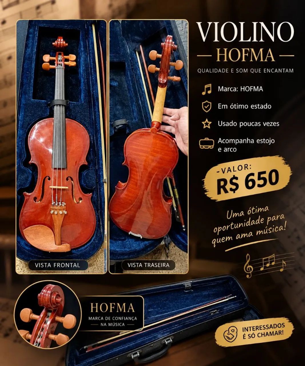 VENDO VIOLINO 
