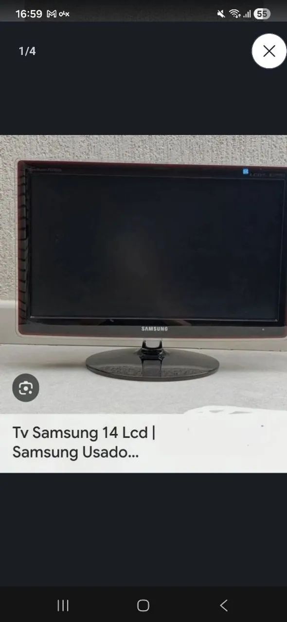 TV LCD/LED Samsung de 14 polegadas