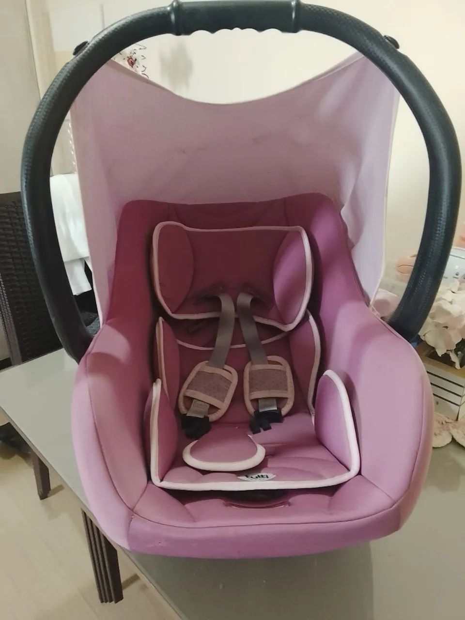 Bebê conforto rosa 