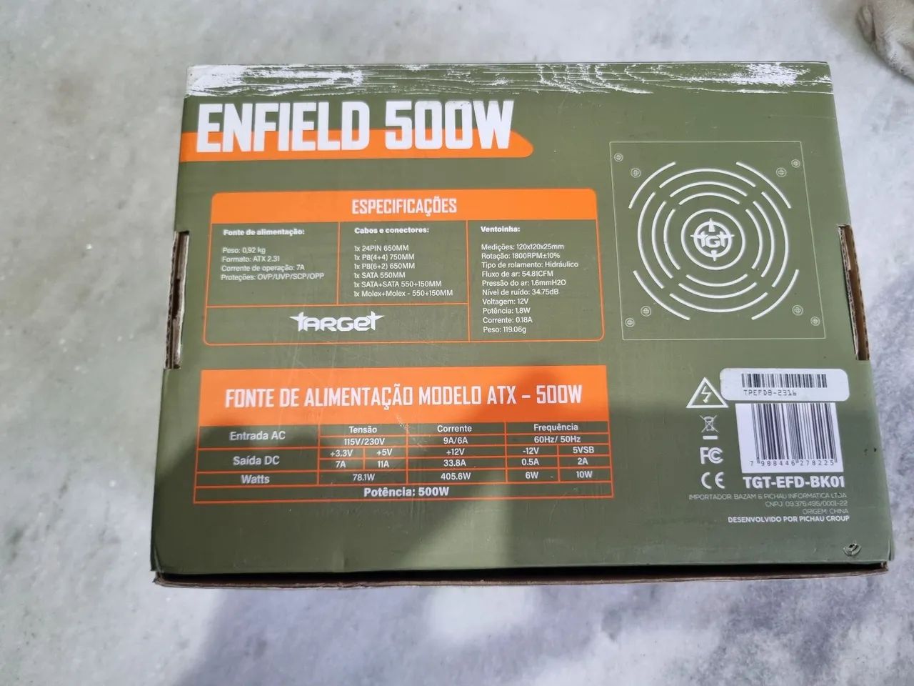 Fonte TGT Enfield 500w - Foto 5