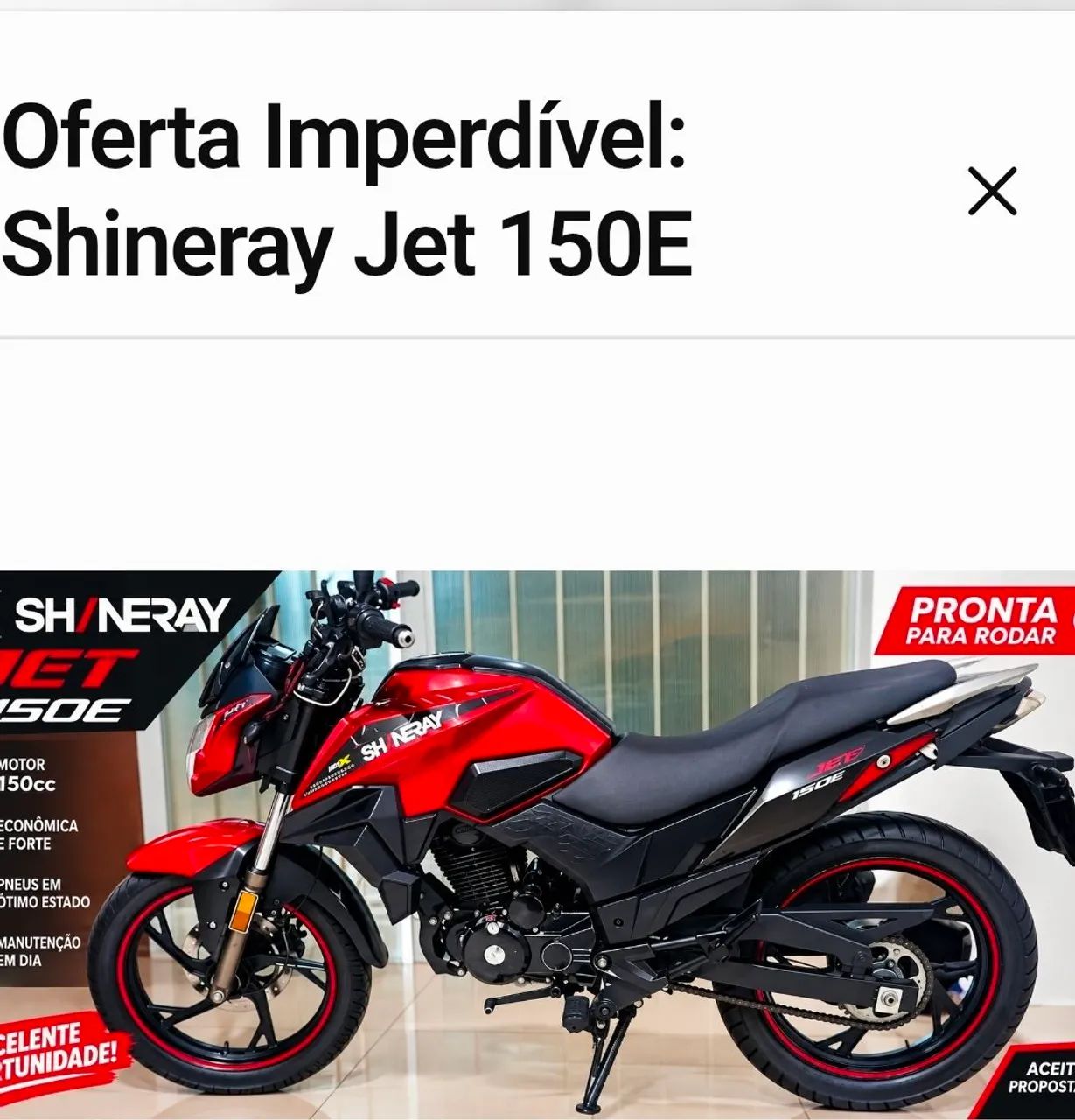 Moto Shineray Jeff 150S 