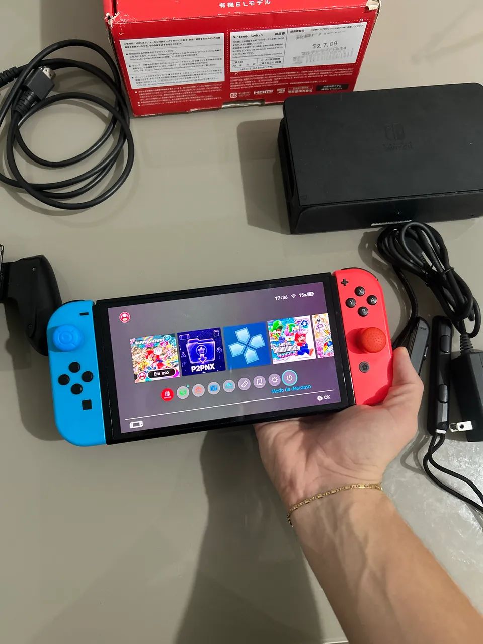 Nintendo Switch OLED DESBLOQUEADO - Foto 5