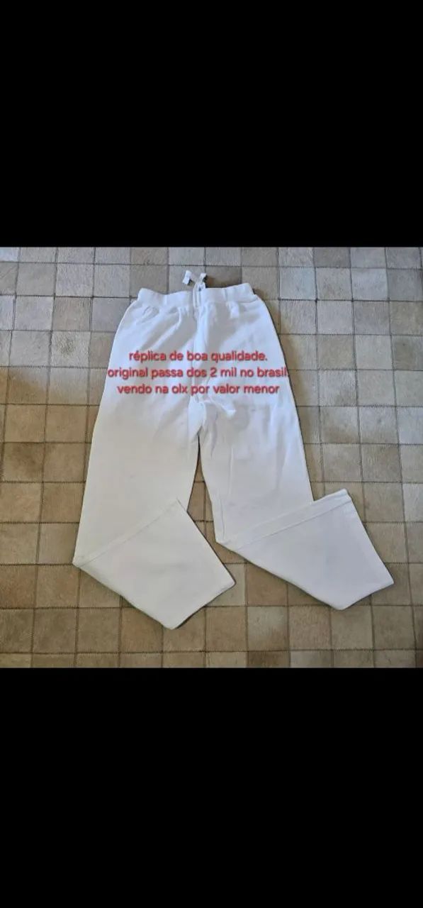 Calça moletom ralph lauren branca - Foto 5