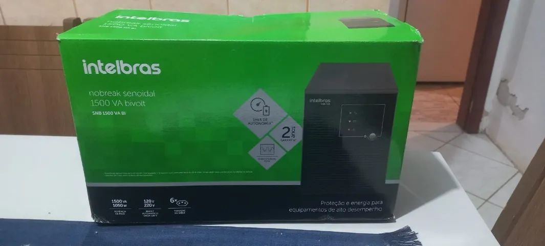 Nobreak Intelbras SNB 1500VA Senoidal Bivolt (semi-novo)