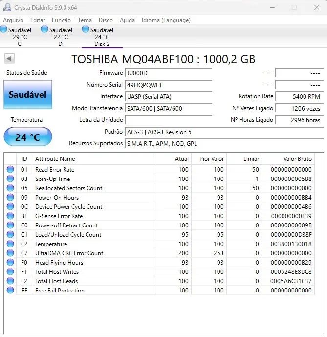 HD de 1TB modelo Toshiba 2.5 - Foto 3