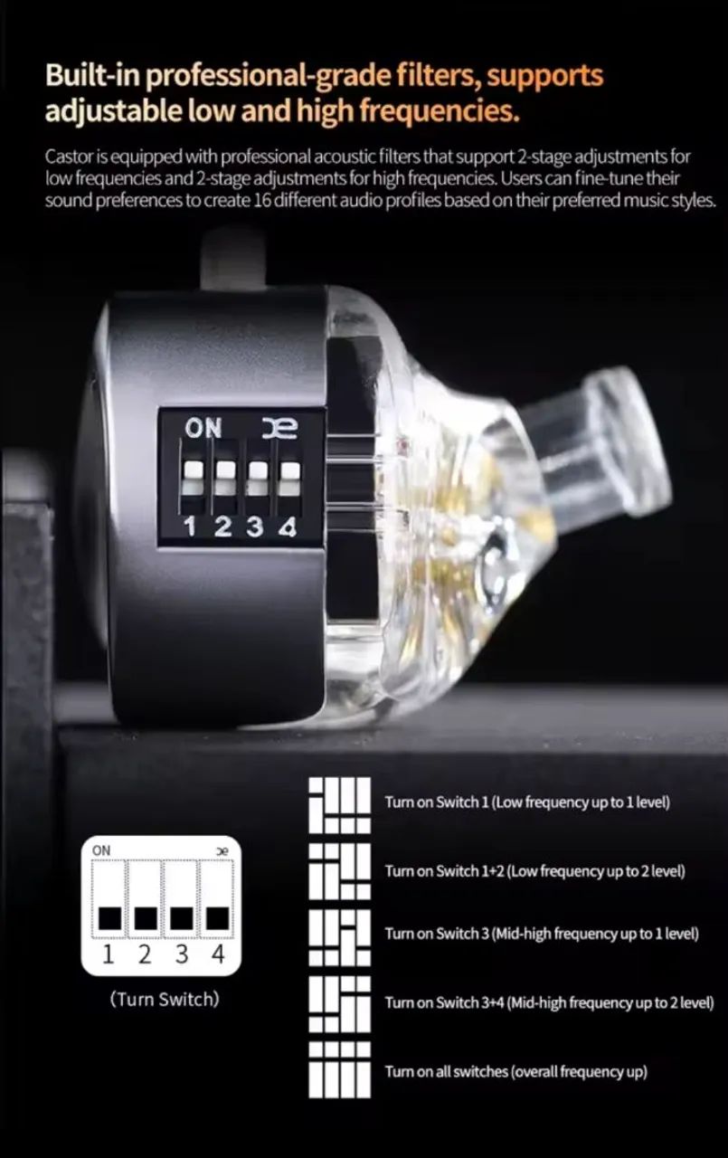 KZ Castor Improved Bass - Foto 3