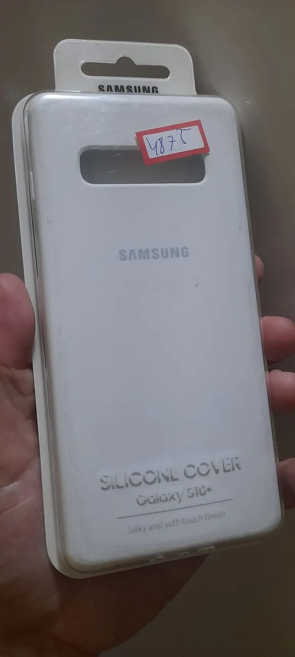 Capa silicone cover galaxy s10 plus original samsung - Foto 3