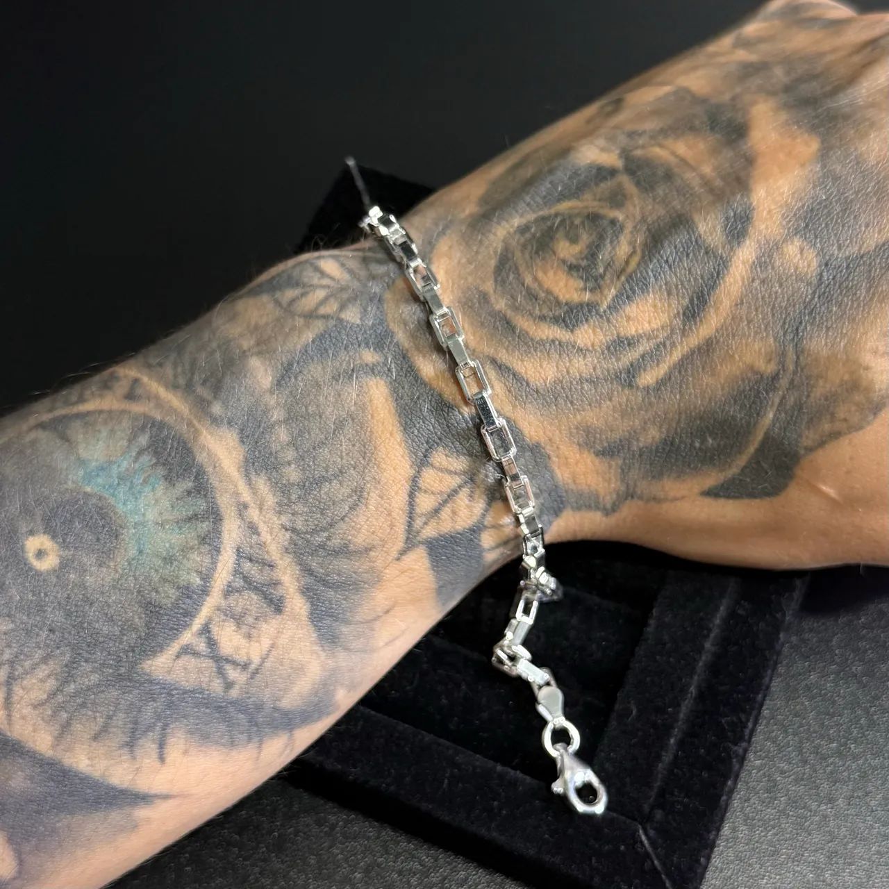 Pulseiras masculina prata925 - Foto 3
