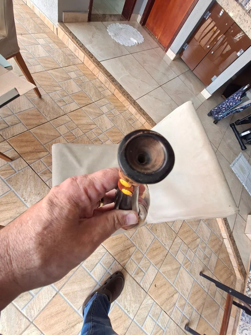 Berrante de chifre 50 cm  - Foto 4