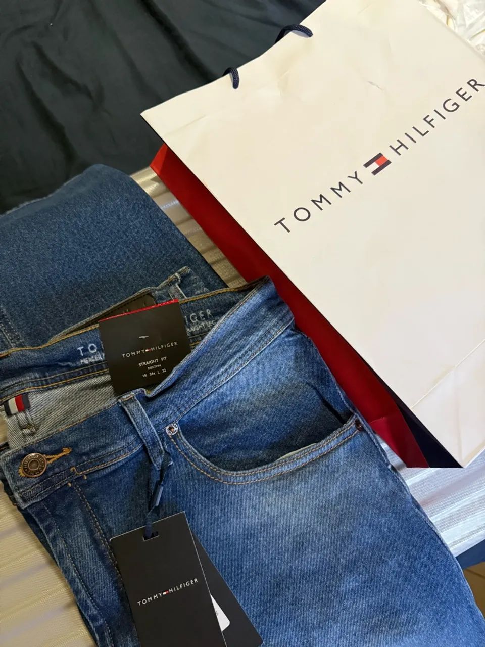 Calça jeans tommy Hilfiger 44 original - Foto 3