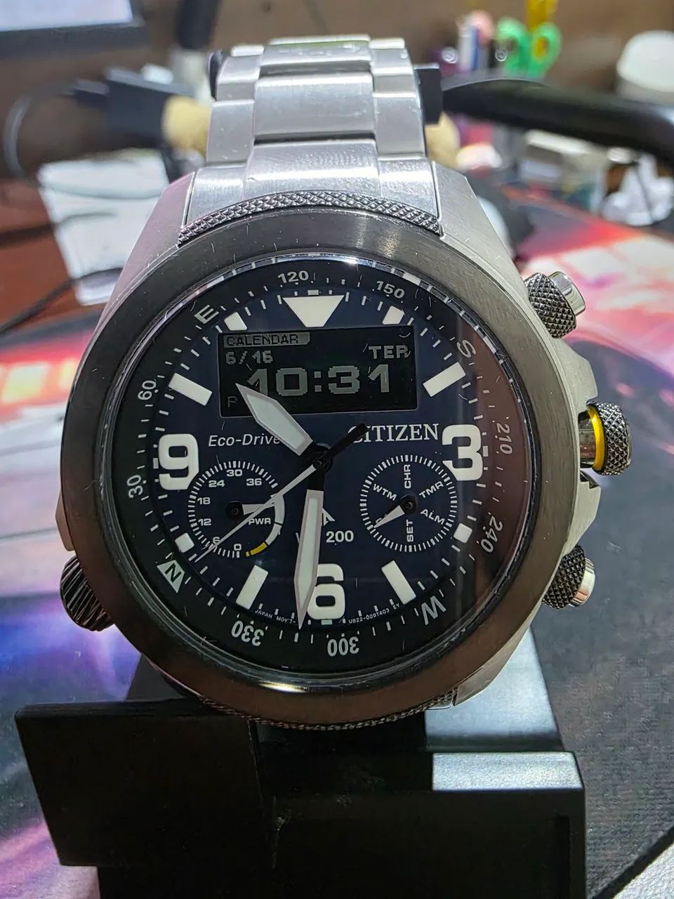 Citizen lander jv1006-51l ecodrive azul