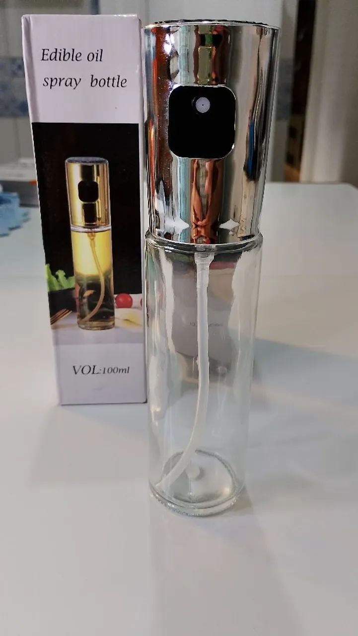 Cozinhe com Saúde: Spray Pulverizador de Azeite e Óleo 