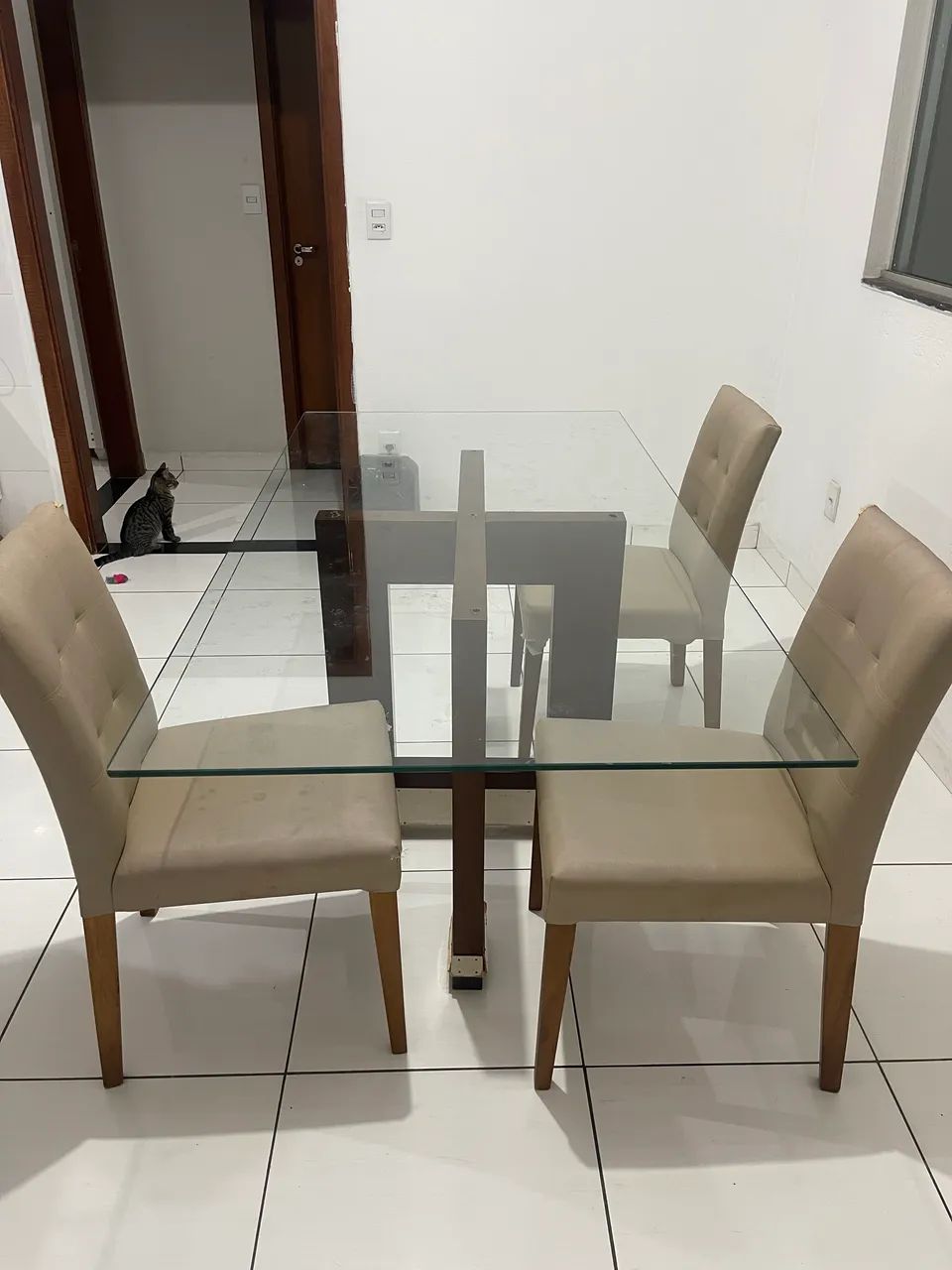 Mesa de jantar com 3 cadeiras - Foto 2