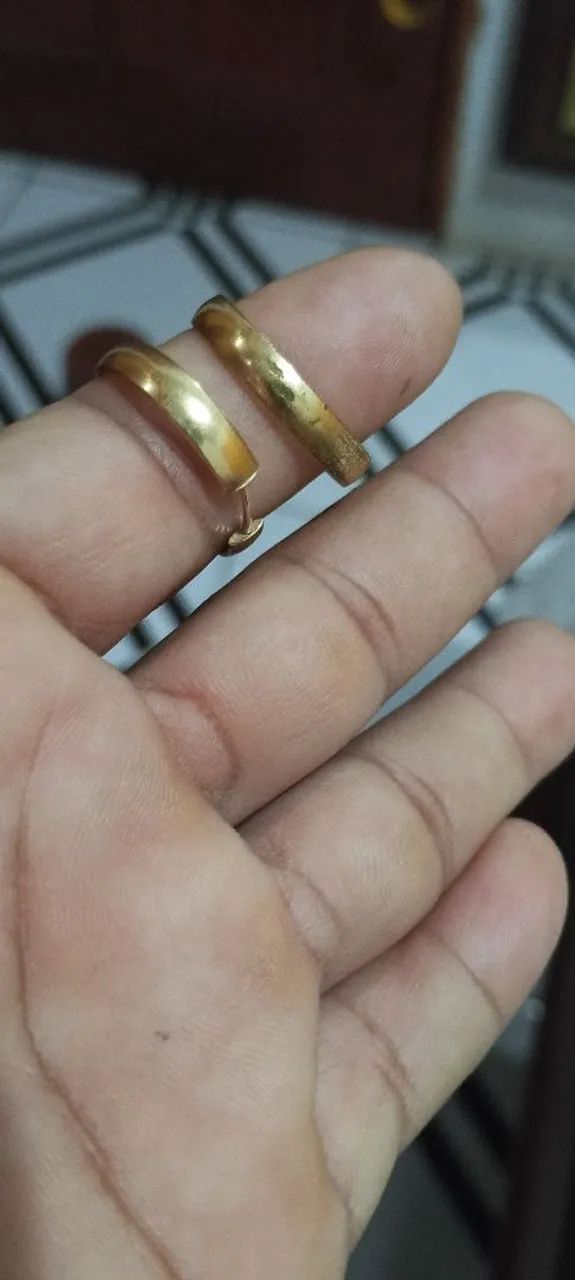 Ouro 18kl com defesa. Não poder derrete 