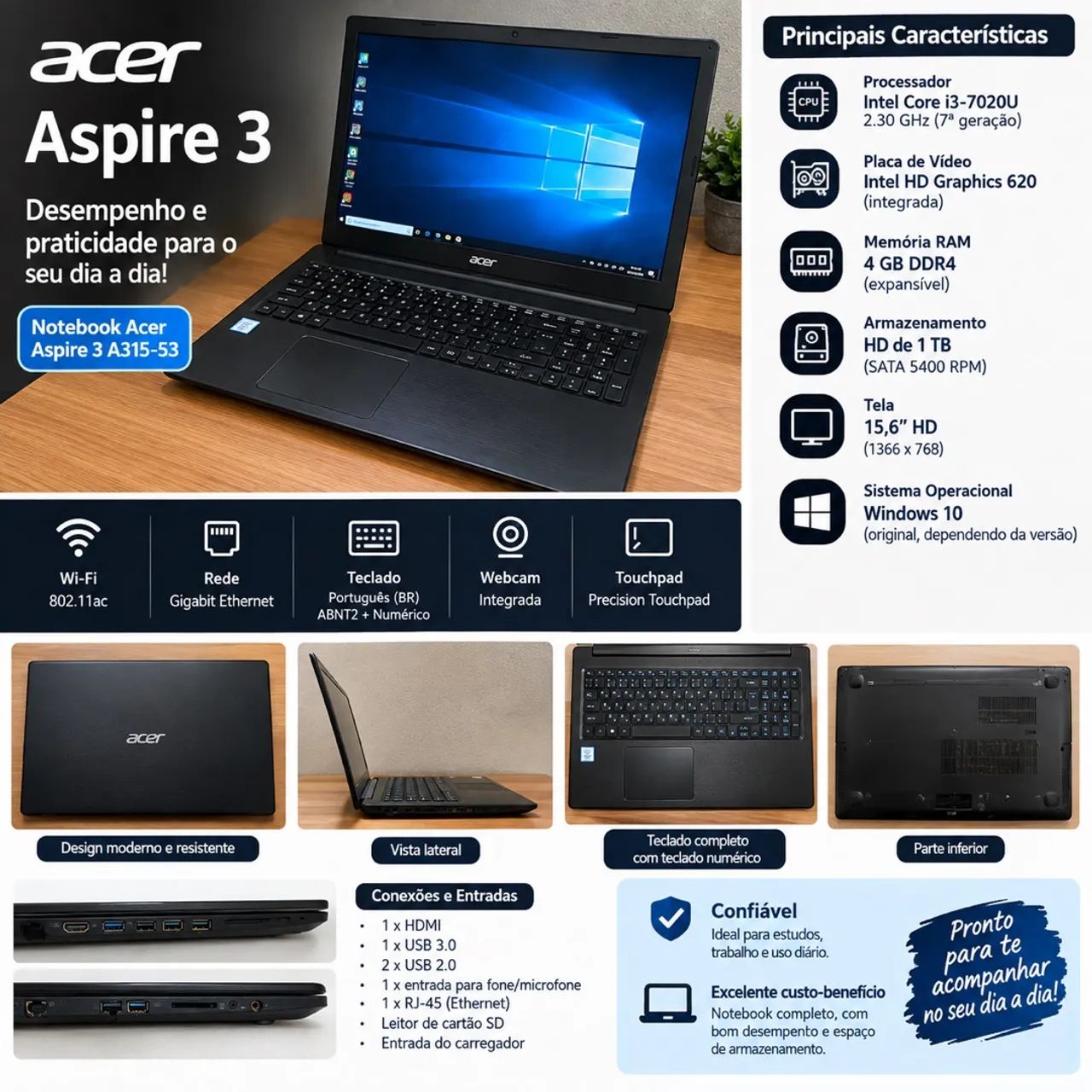 Notebook Acer aspire 3 