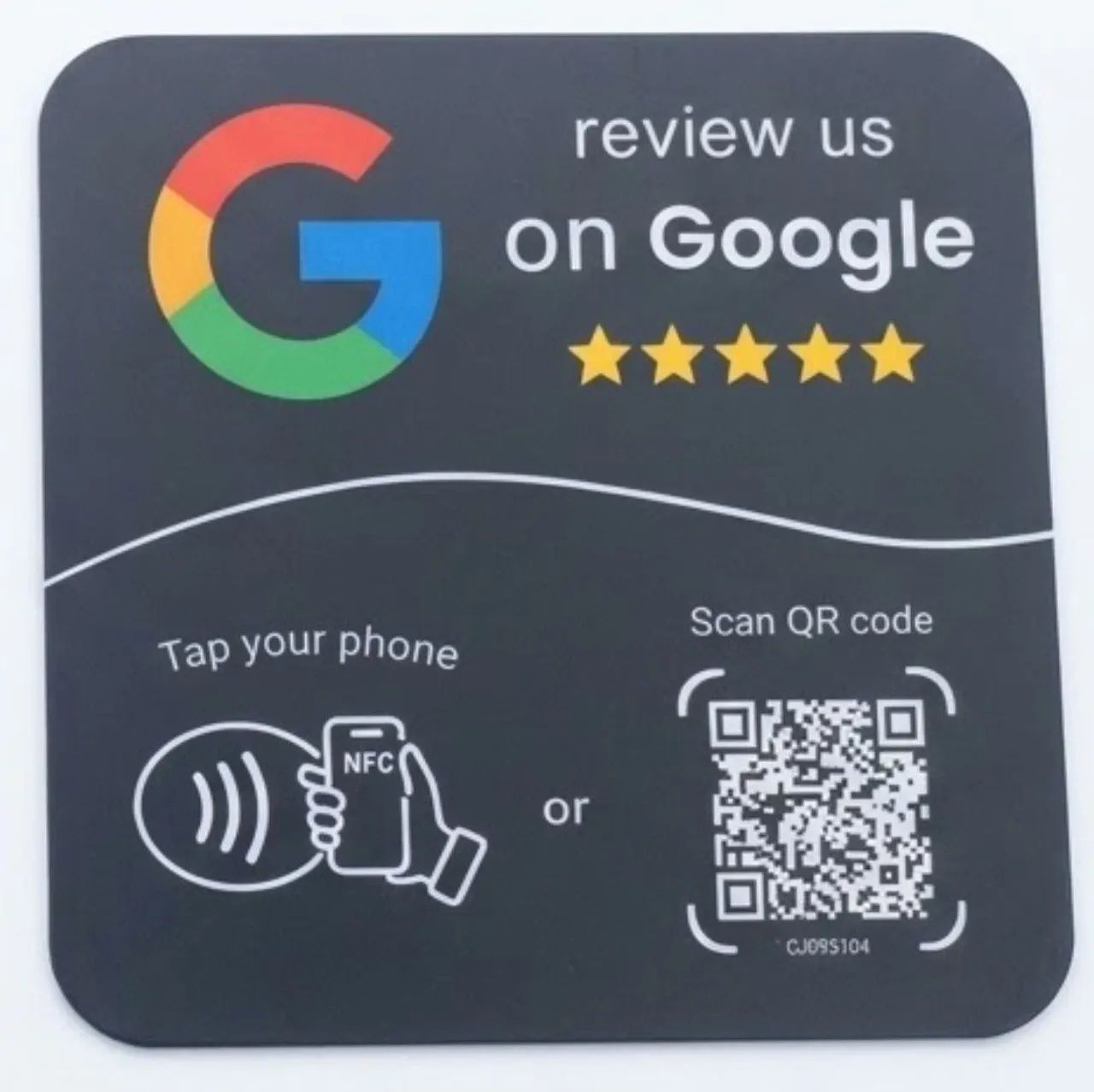 Placa De Avaliação Google NFC E QR Code  - Foto 2