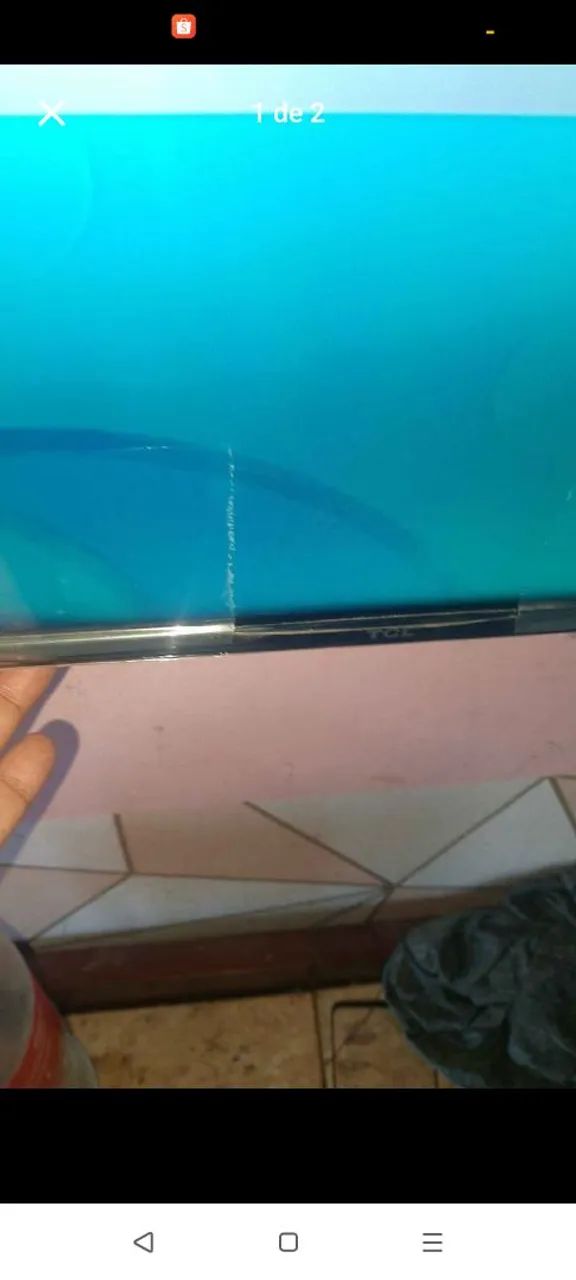Televisão 65 polegadas TLC ainda no plástico 