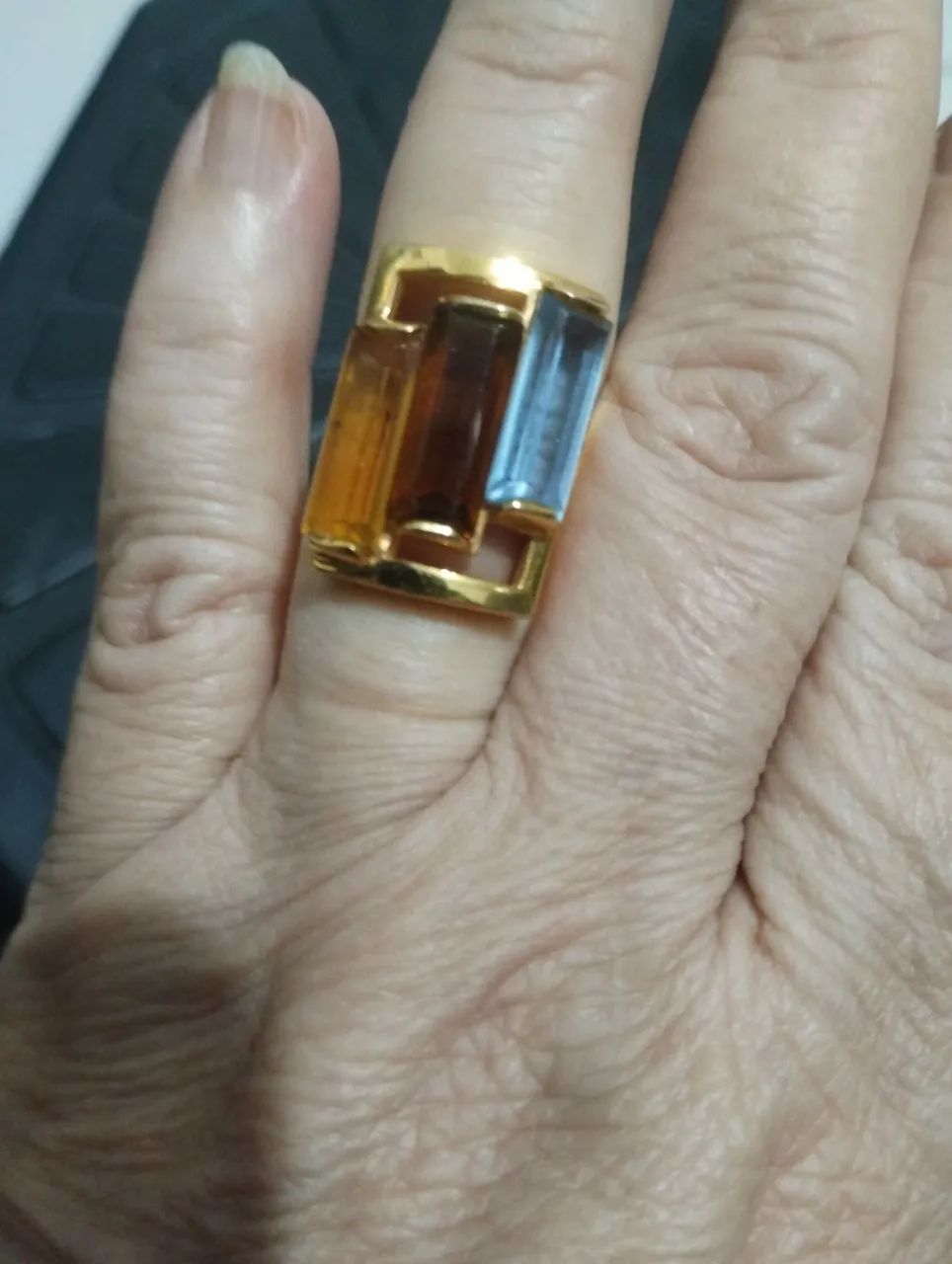 Anel semi jóias 