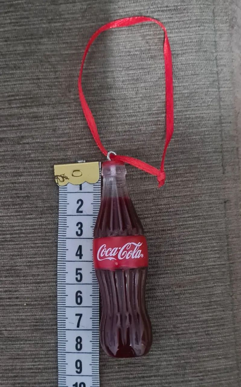 Caixinha com Coca-Cola e uma mini Coca-Cola (made France). - Foto 4