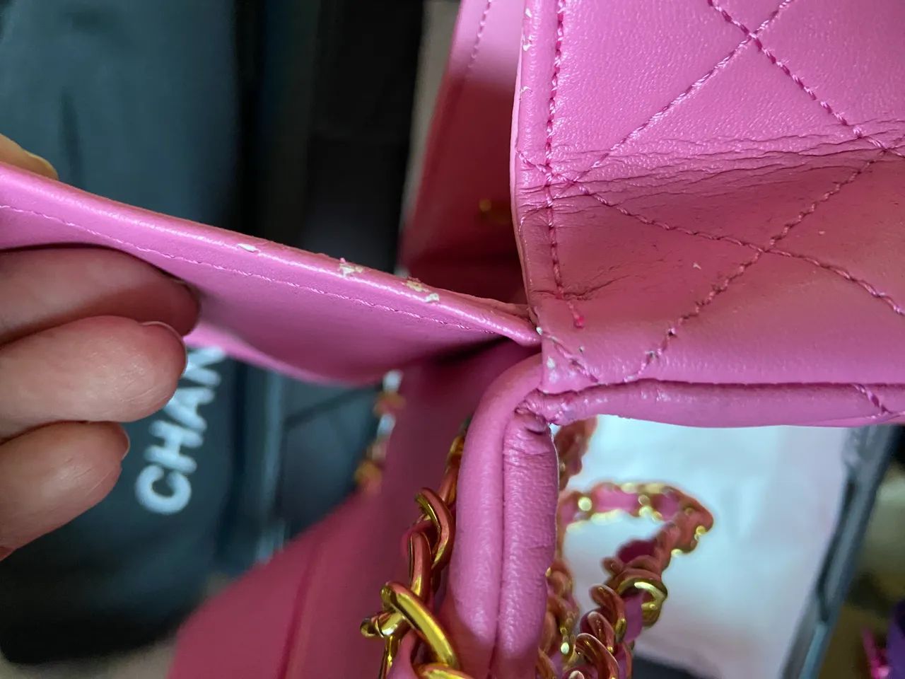 Bolsa Chanel rosa - Foto 4