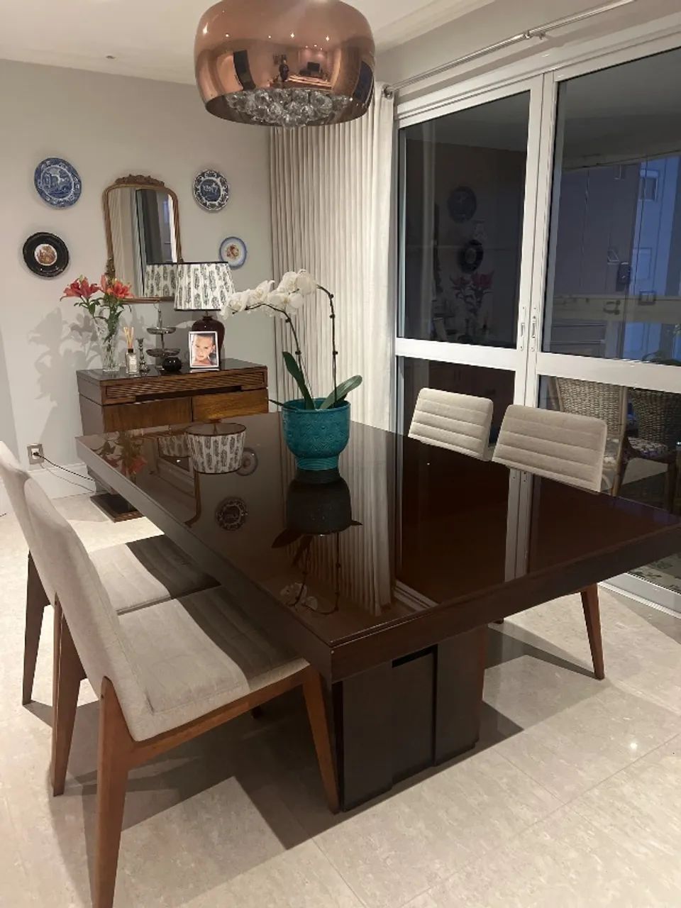 Mesa de jantar 6 lugares