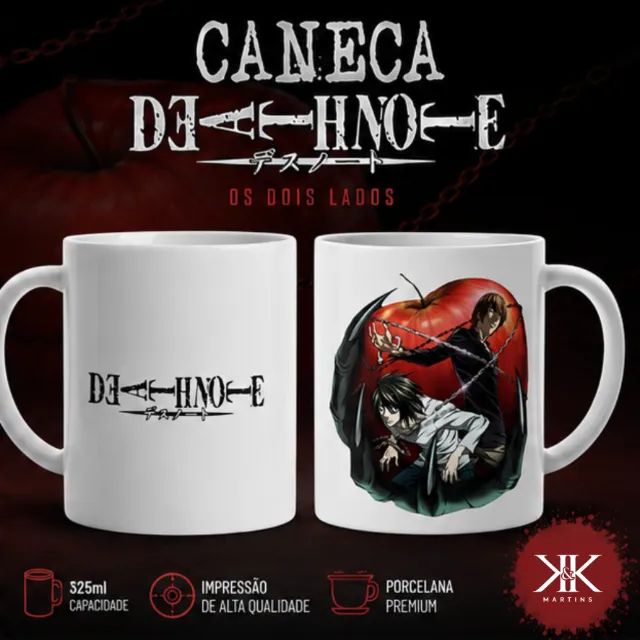 CANECA PORCELANA DEATH NOTE 325ML - Foto 4