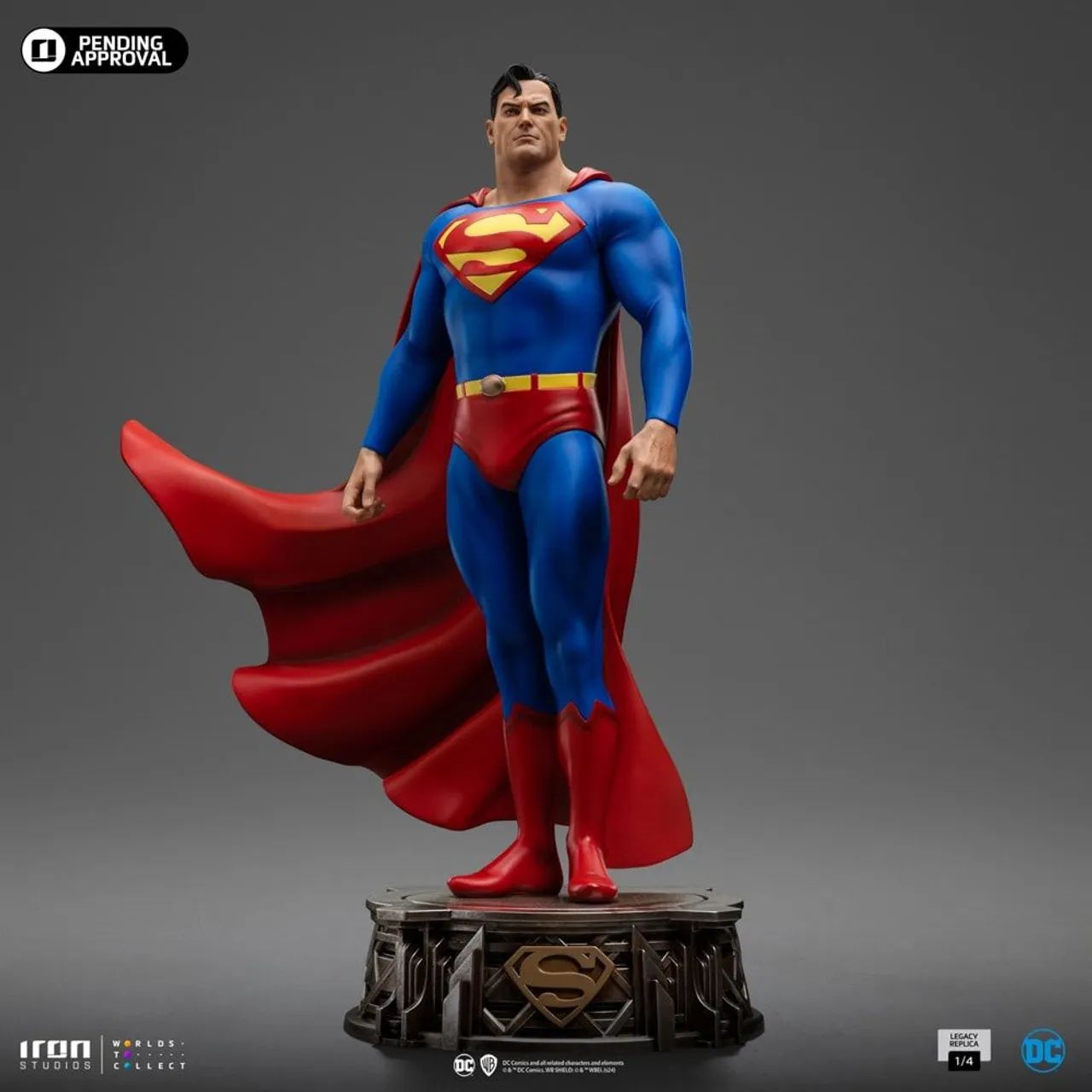 Estátua Superman Trinity - DC Comics - Legacy Replica 1/4 - Iron Studios - Foto 2